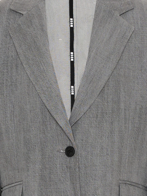 Giacca a due bottoni S6MSJGJK020 /102 MSGM KIDS 