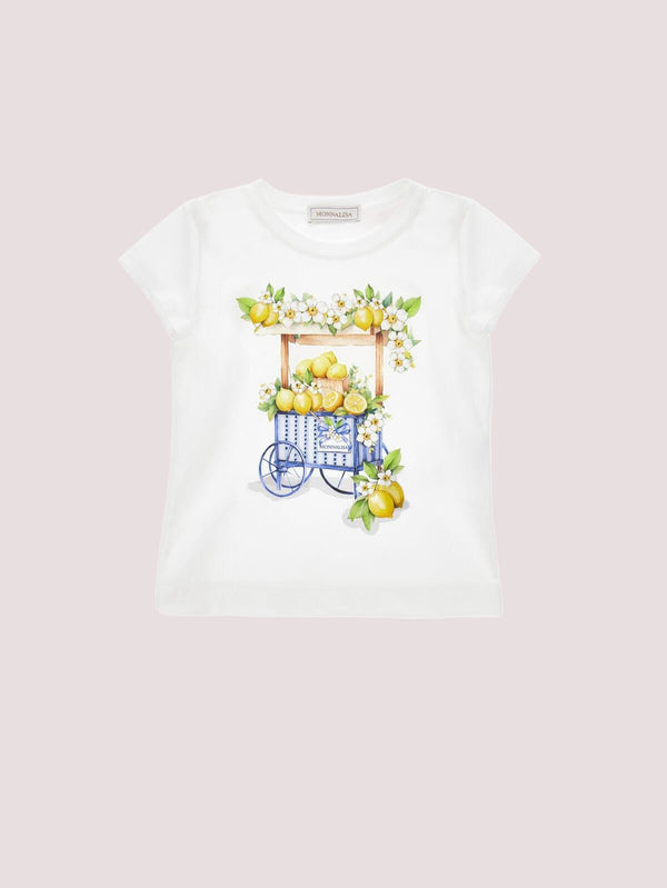 T-Shirt Carretto Limoni 11G624 7201 /99 MONNALISA 