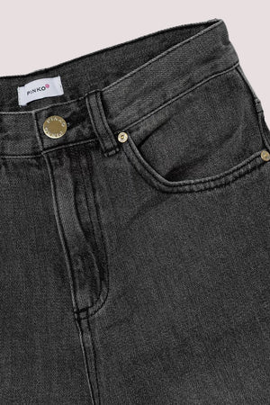 Jeans a vita alta con gamba larga KFPA022 C DF017 /D807 PINKO 