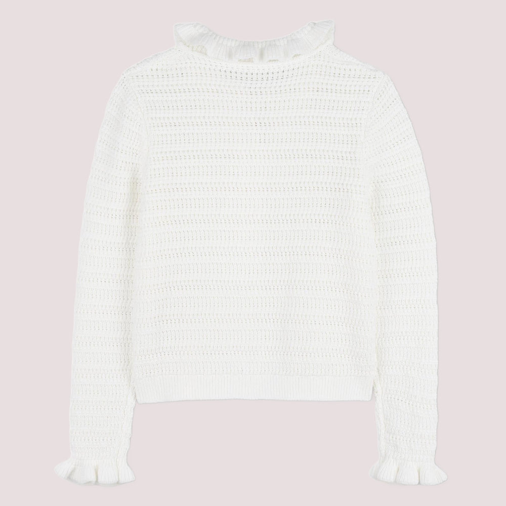 Cardigan con logo ricamato C21234 /117 CHLOE 