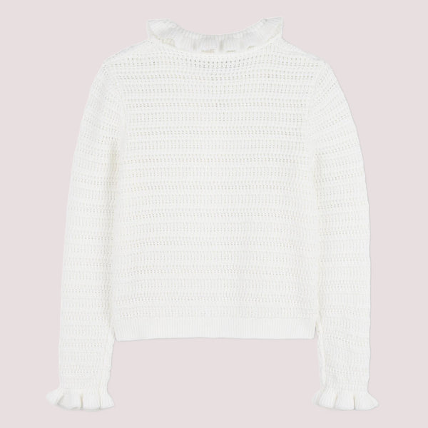 Cardigan con logo ricamato C21234 /117 CHLOE 