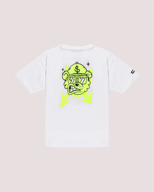Graffitti bear over t-shirt SPY1443 /WHITE SPRAYGROUND 