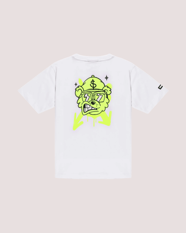 Graffitti bear over t-shirt SPY1443 /WHITE SPRAYGROUND 