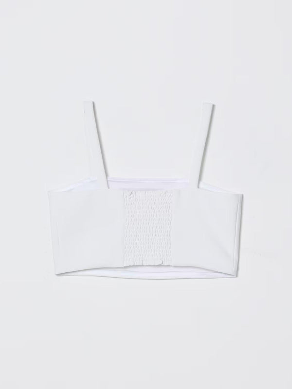Top con logo EFTO014 GA022 /0004 ELISABETTA FRANCHI La Mia Bambina 