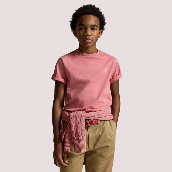 T-shirt in jersey di cotone con scollo a girocollo 323832904 /510 POLO RALPH LAUREN 