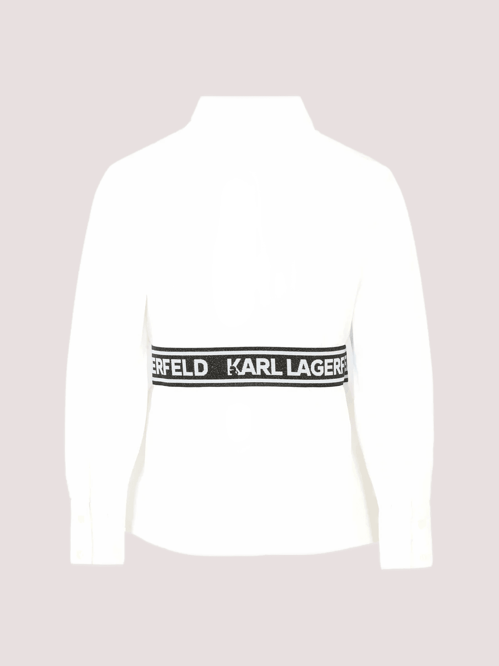 Camicia bianca per bambina con logo Z30587 /10P KARL LAGERFELD 