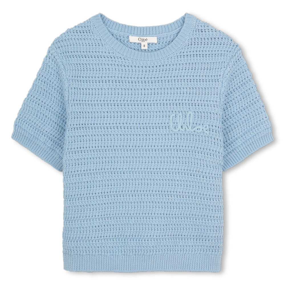 Maglione con logo ricamato C21225 /80J CHLOE 