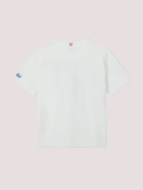 T-shirt denver jr con ricamo my dad is the king! DNV0001 /00161L MC2 SAINT BARTH 
