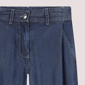 Pantalone largo con logo ricamato sul retro D62582 /Z28 DKNY 