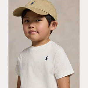 T-shirt in jersey di cotone con scollo a girocollo 322832904 /035 POLO RALPH LAUREN 