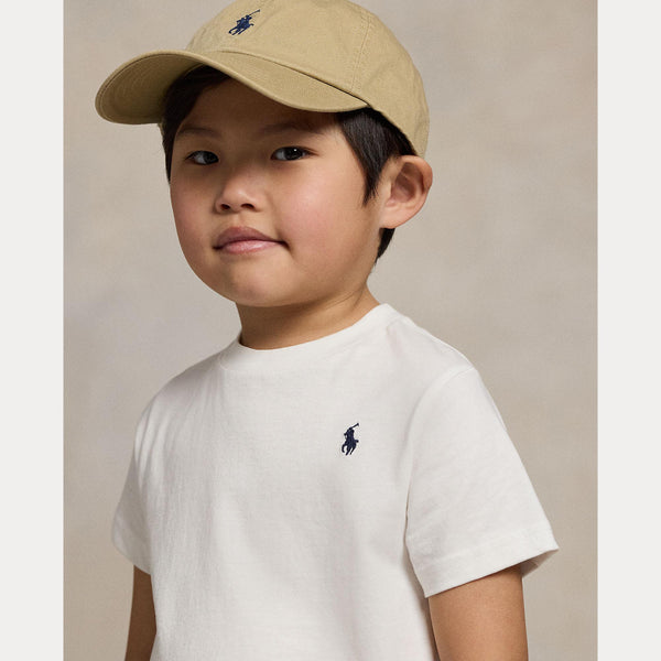 T-shirt in jersey di cotone con scollo a girocollo 322832904 /035 POLO RALPH LAUREN 