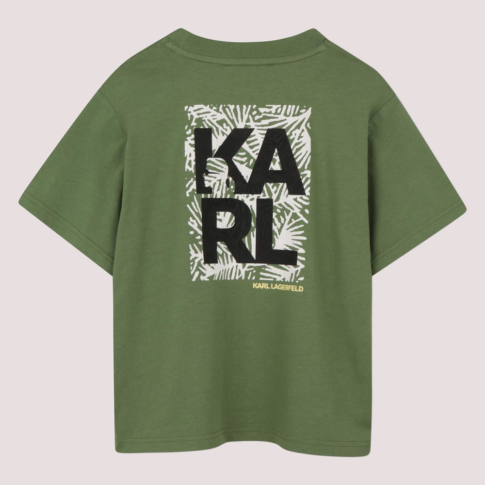 T--shirt con stampa Z31101 /68J KARL LAGERFELD 