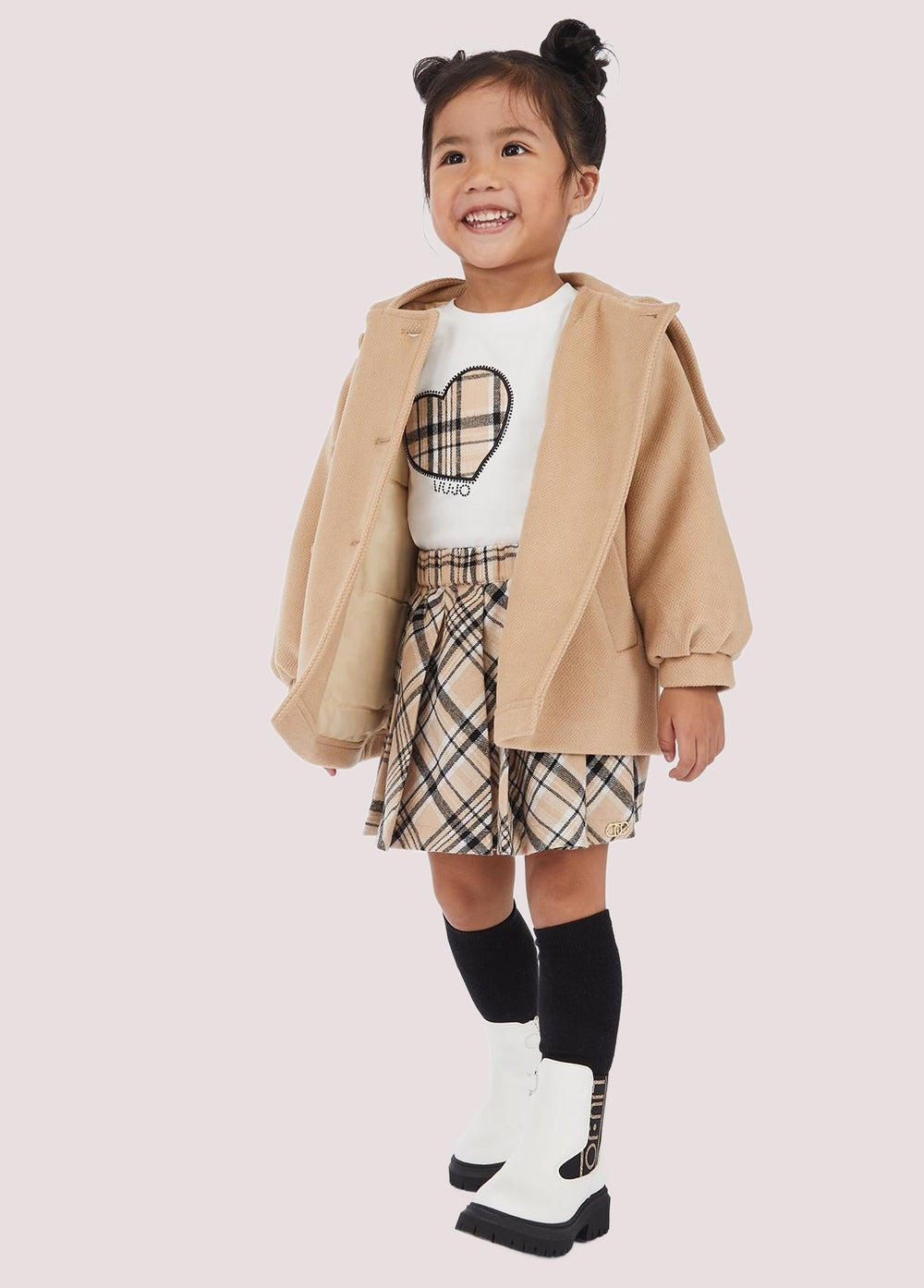 Cappotto doppiopetto con cappuccio KF5127 T096A /X0596 LIU JO 