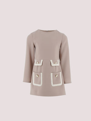 Abito bambina logato. EFAB623 0 GA085 /D754 ELISABETTA FRANCHI La Mia Bambina 