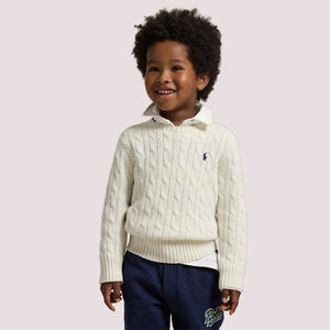 Maglione in cotone a trecce 322702674 /024 POLO RALPH LAUREN 