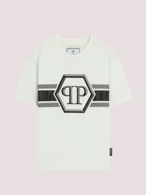 T-shirt con logo stampato S6PHJBTH054 /2 PHILIPP PLEIN JUNIOR 