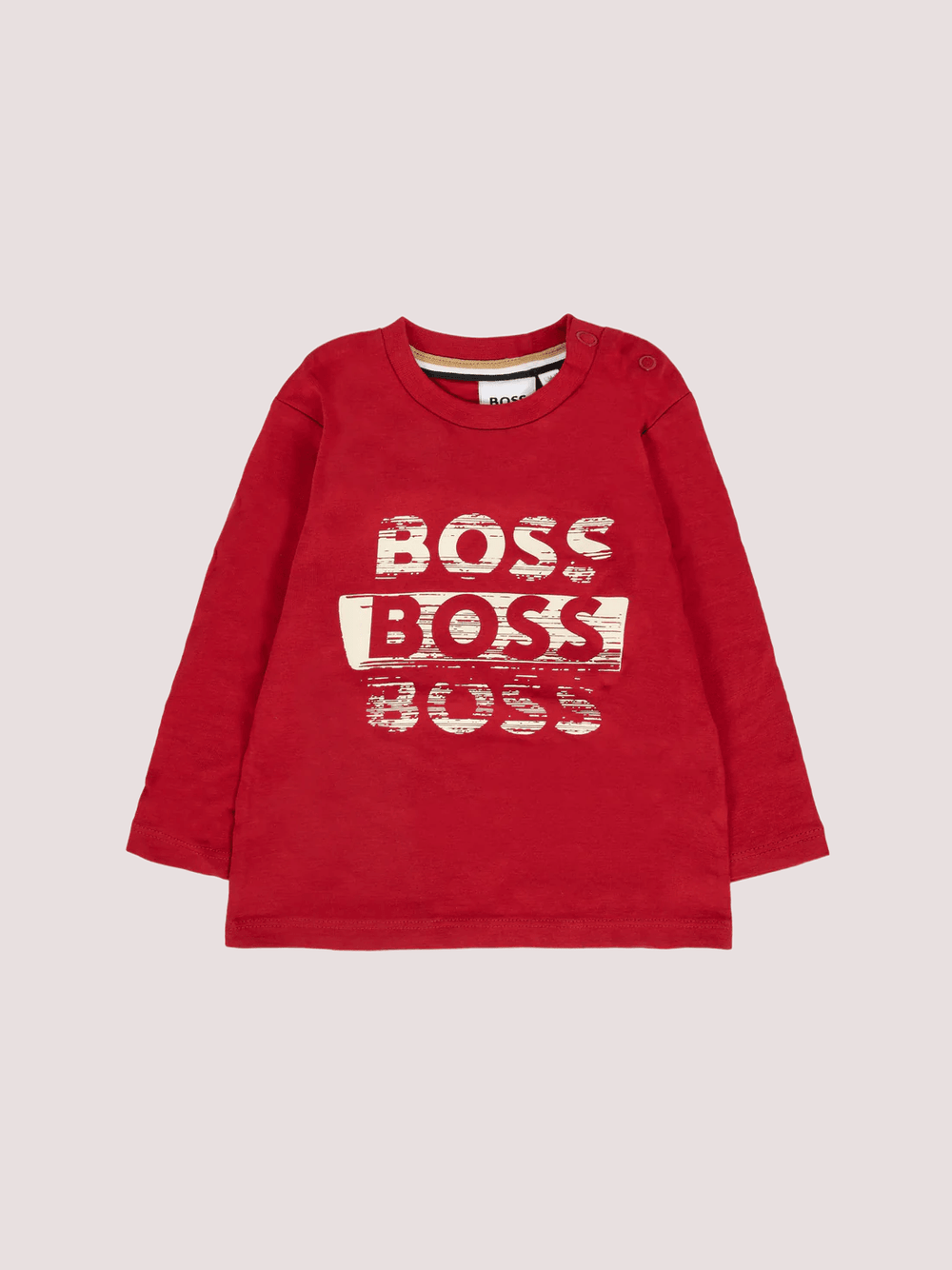 T-shirt girocollo con logo J52463 /96D BOSS 