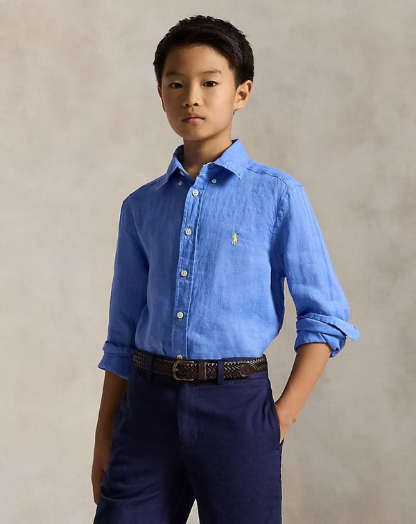 Camicia in lino 323967600 /001 POLO RALPH LAUREN 
