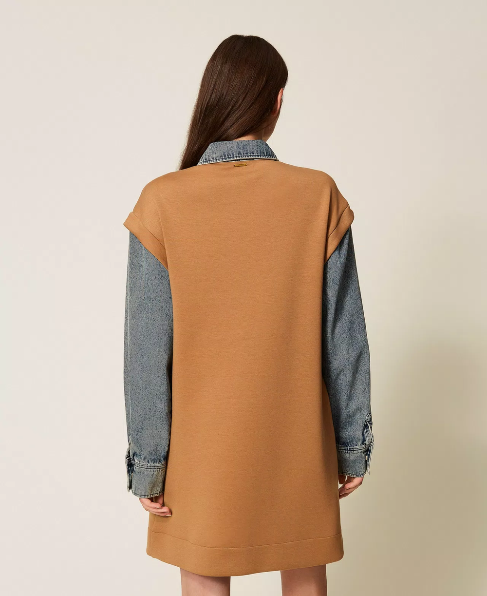 Abito corto in tessuto scuba e jeans 252LI2PBB /12671 TWINSET 