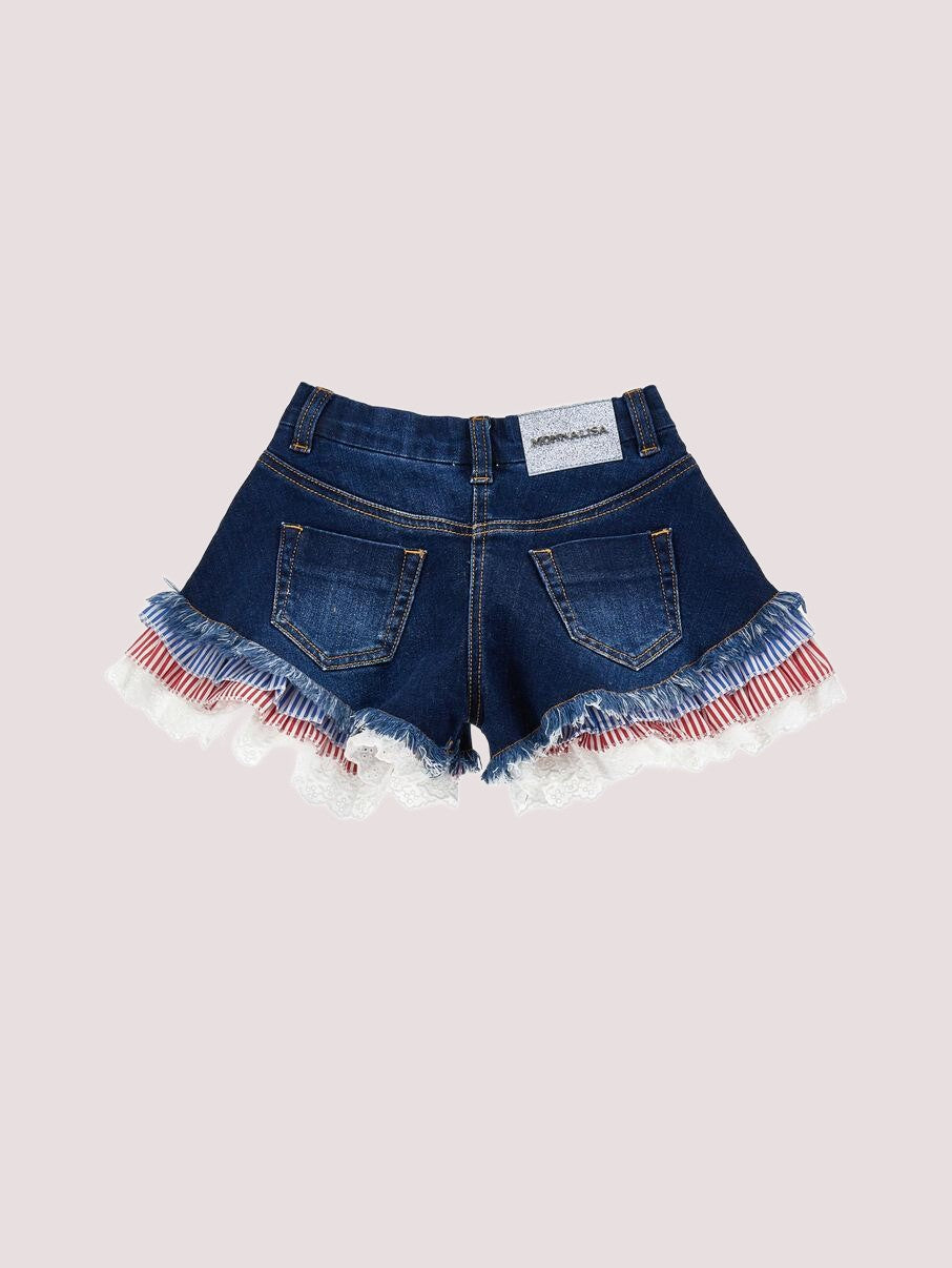 Shorts in denim 19G401 7015 /55 MONNALISA 