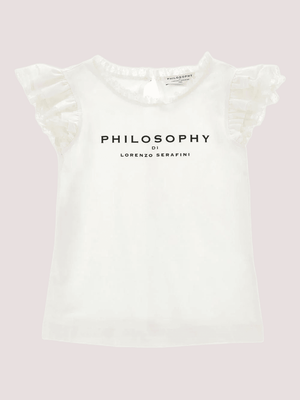 T-Shirt Philosophy con rouches I1G600 7201 /1 PHILOSOPHY KIDS 