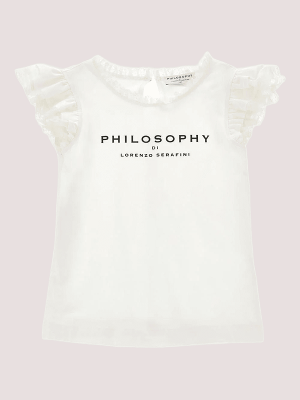 T-Shirt Philosophy con rouches I1G600 7201 /1 PHILOSOPHY KIDS 