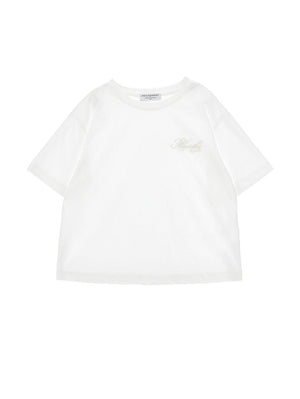 T-shirt ricamo scritta I1G609 7206 /1 PHILOSOPHY KIDS 