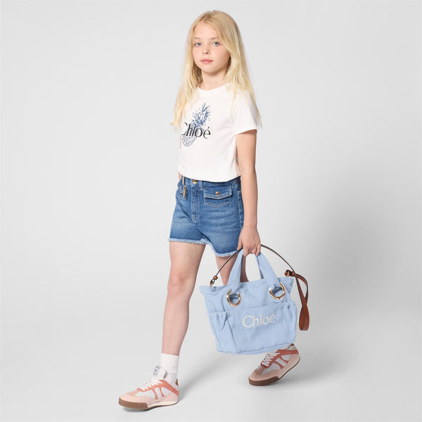 T-shirt con stampa fantasia logata C20855 /117 CHLOE 