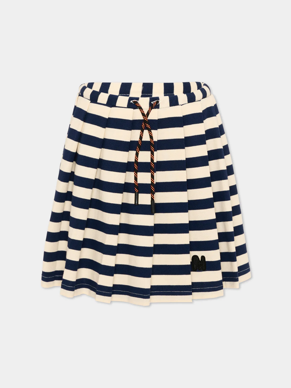 Gonna in maglia a righe S6MSJGSK185 /MS072 MSGM KIDS 