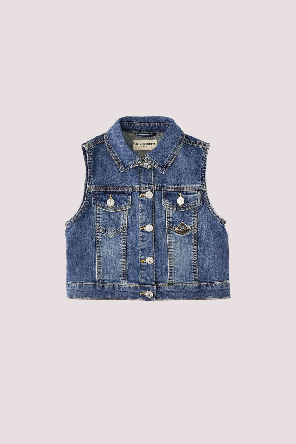 Gilet Santa Cruz in denim RG152 00 /7750 ROY ROGERS 