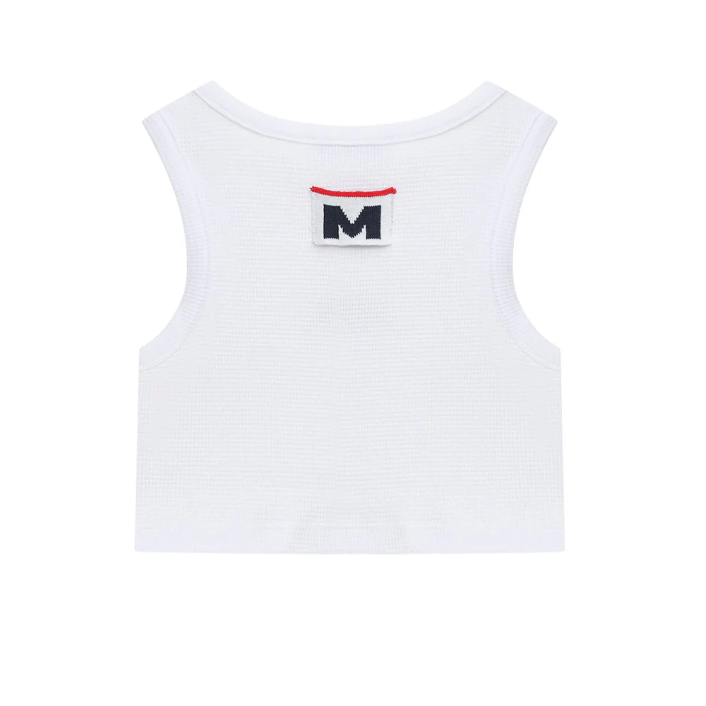 Top cropped con logo ricamato S6MSJGTA030 /001 MSGM KIDS 