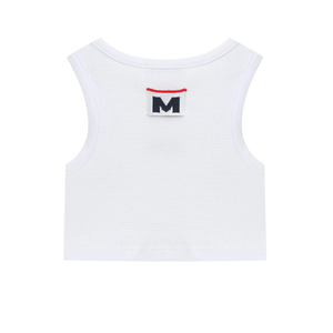 Top cropped con logo ricamato S6MSJGTA030 /001 MSGM KIDS 