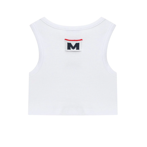 Top cropped con logo ricamato S6MSJGTA030 /001 MSGM KIDS 