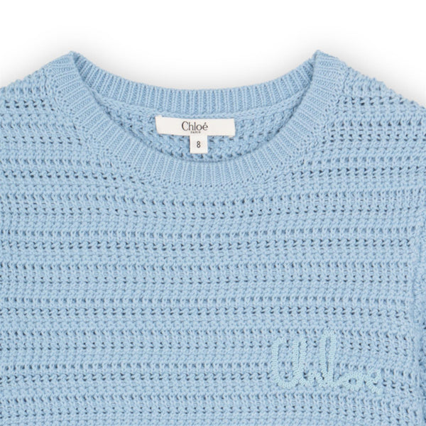 Maglione con logo ricamato C21225 /80J CHLOE 