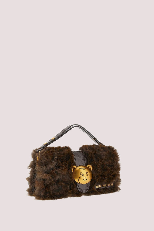 Teddy it-bag alaska 1511 /UNICA/FUR LEOPARD RUE MADAM PARIS 