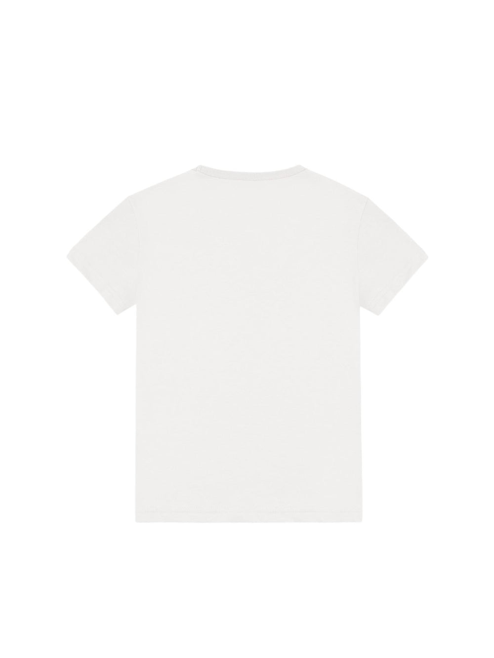 T-shirt bambino bianca in cotone