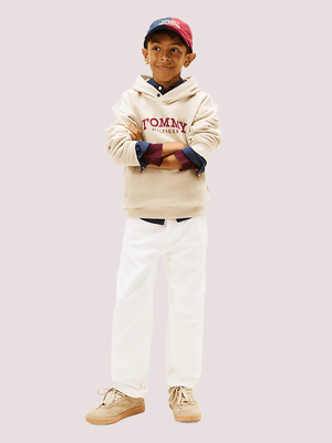 Felpa con cappuccio e logo Tommy Hilfiger KB0KB10028T /ABY TOMMY HILFIGER 