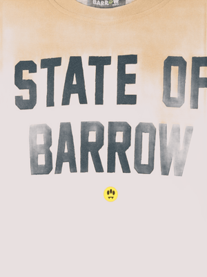 Felpa girocollo con stampa F5BKJUSW076 /307 BARROW KIDS 