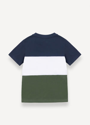 T-shirt color block 3519 7XH /68 COLMAR 