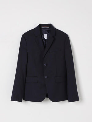 Giacca bambino blu elettrico elegante monopetto