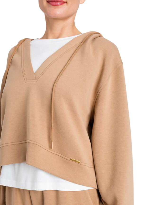 Completo loungewear felpa con cappuccio e pantaloni wide leg 252LI2QAA /12670 TWINSET 