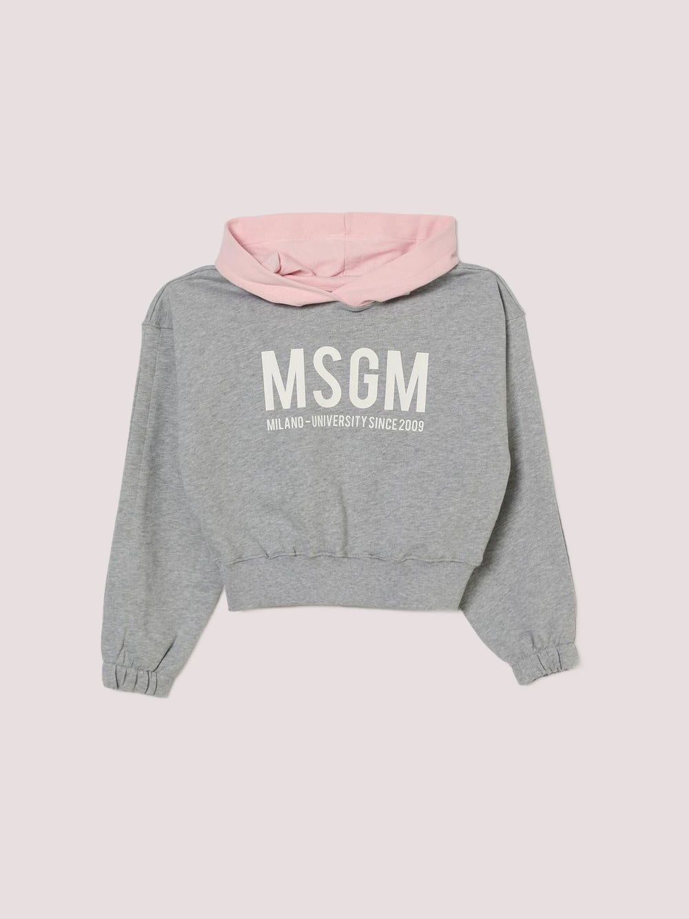 Felpa cropped con cappuccio S6MSJGHS025 /271/02 MSGM KIDS 