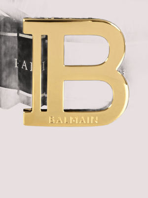 Cintura nera per bambini con logo all over BX0B01 Z0847 /930AV BALMAIN 