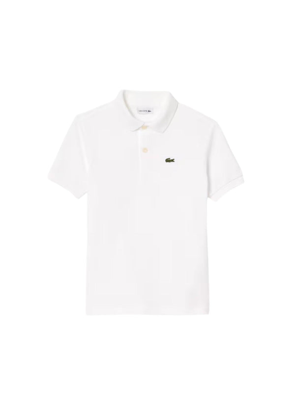 Polo bambino in cotone piqué a maniche corte
