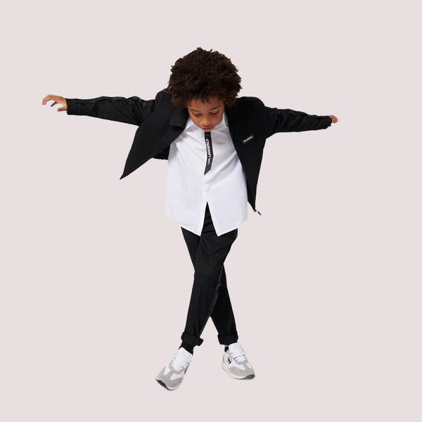 Pantalone con banda laterale logato Z30629 /09B KARL LAGERFELD 