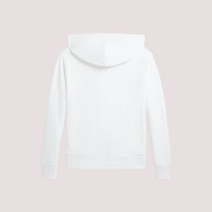 Felpa con cappuccio e zip intera in french terry 323964134 /001 POLO RALPH LAUREN 