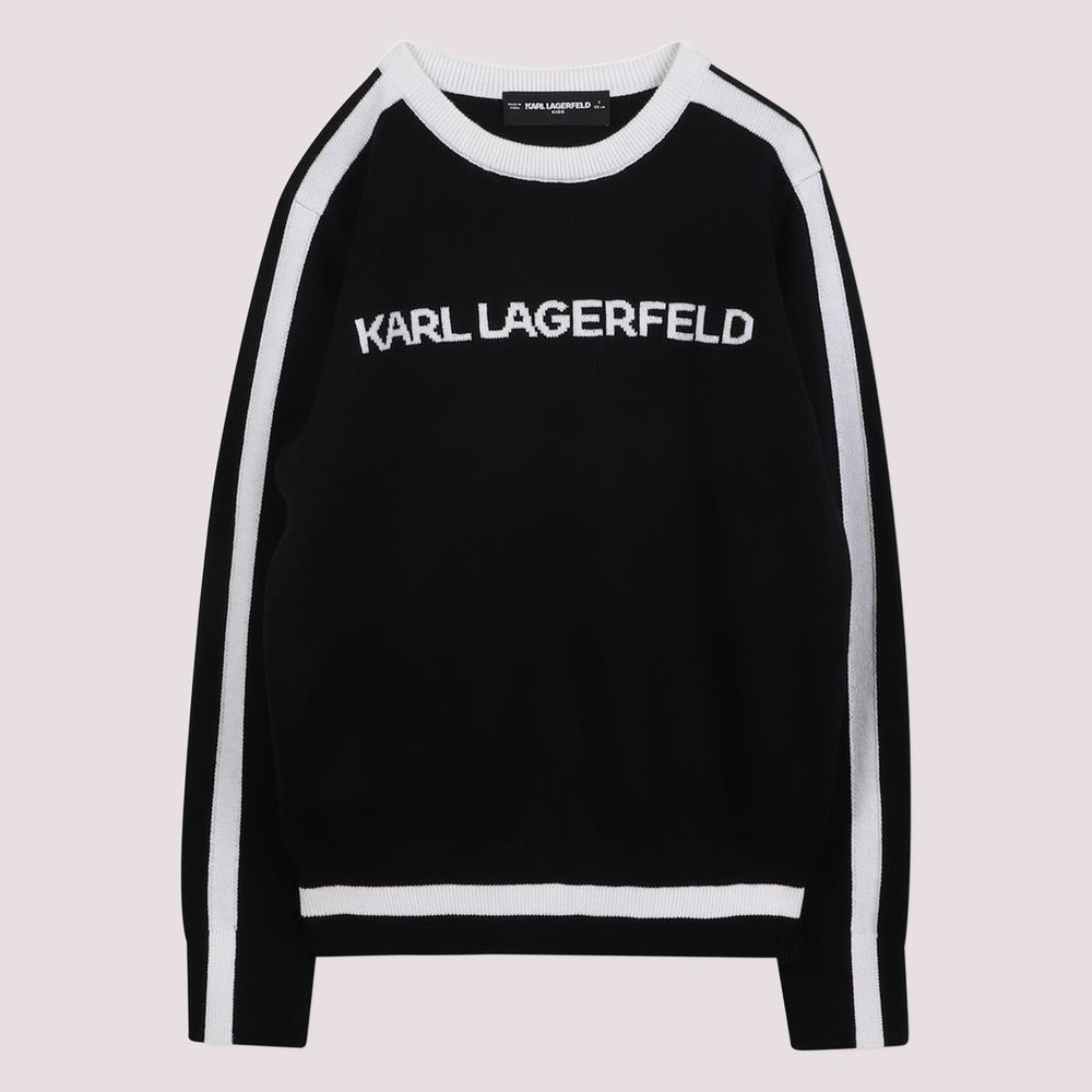 Maglia girocollo con scritta karl Lagerfeld sul davanti Z30936 /M41 KARL LAGERFELD 