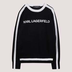 Maglia girocollo con scritta karl Lagerfeld sul davanti Z30936 /M41 KARL LAGERFELD 