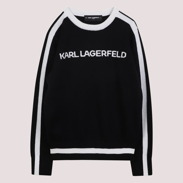 Maglia girocollo con scritta karl Lagerfeld sul davanti Z30936 /M41 KARL LAGERFELD 