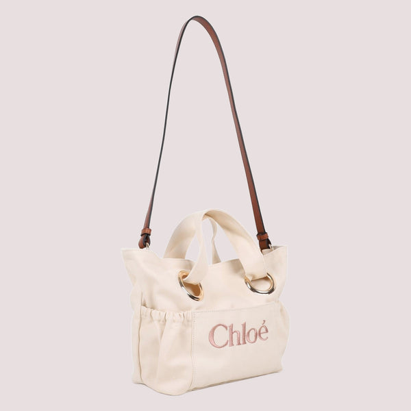Borsa con logo ricamato sul davanti C20872 /148 CHLOE 
